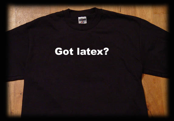 got latex t shirt 